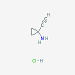 Structure of 1-EthynylcyclopropanaMine hydrochloride
