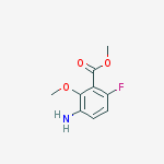 Structure of 3-AMino-6-fluoro-2-Methoxybenzoic Acid Methyl Ester