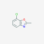 7-chloro-2-methyl-1,3-benzoxazole结构式