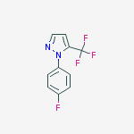Structure of 1-(4-Fluorophenyl)-5-(trifluoromethyl)-1H-pyrazole
