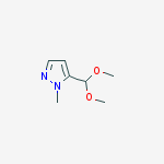 5-(Dimethoxymethyl)-1-methyl-1H-pyrazole结构式