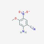 Structure of 2-Amino-4-methoxy-5-nitrobenzonitrile