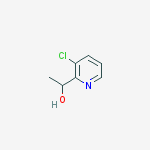 1-(3-chloropyridin-2-yl)ethanol结构式
