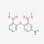 Structure of 5-Amino-2-(2-methoxycarbonyl-phenoxy)-benzoic acid methyl ester