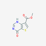 Structure of 3,4-dihydro-4-oxo-Thieno[3,2-d]pyrimidine-7-carboxylic acid methyl ester