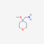Structure of (4-methoxyoxan-4-yl)methanamine