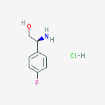 Structure of (S)-2-Amino-2-(4-fluorophenyl)ethanol hydrochloride