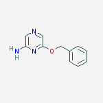 6-(BENZYLOXY)PYRAZIN-2-AMINE结构式