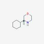 (R)-3-Cyclohexylmorpholine结构式