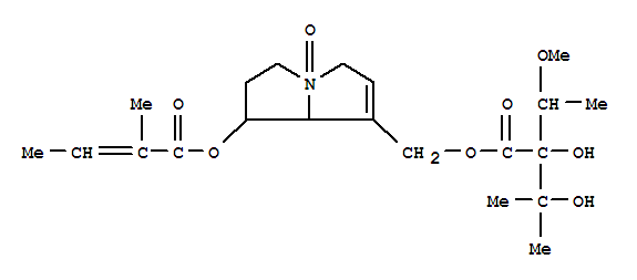 Structure of lasiocarpine N-oxide