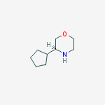 Structure of (S)-3-Cyclopentylmorpholine