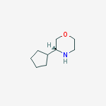 Structure of (R)-3-Cyclopentylmorpholine