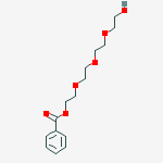 Structure of 2,5,8,11-Tetraoxatridecan-13-ol, 1-oxo-1-phenyl-