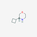(R)-3-Cyclobutylmorpholine结构式