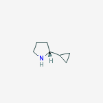 Structure of (R)-2-Cyclopropyl-pyrrolidine