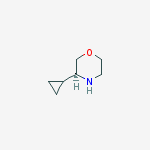 Structure of (S)-3-Cyclopropylmorpholine