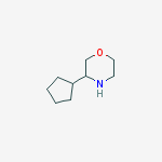 3-Cyclopentylmorpholine结构式