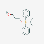 Structure of 1-Propanol, 3-[[(1,1-dimethylethyl)diphenylsilyl]oxy]-