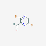 Structure of 3,6-Dibromopyrazine-2-carbaldehyde