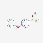 (6-Phenoxypyridin-3-yl)boronic acid结构式