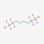 Structure of Octane, 1,8-dibromo-1,1,2,2,7,7,8,8-octafluoro-