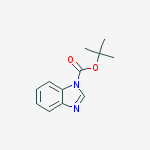 Structure of 1-Boc-Benzimidazole
