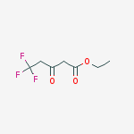 Structure of 5,5,5-TRIFLUORO-3-OXO-PENTANOIC ACID ETHYL ESTER