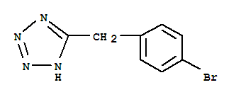 Structure of 5-(4-BROMO-BENZYL)-2H-TETRAZOLE