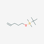 Silane, (1,1-dimethylethyl)dimethyl(4-pentenyloxy)-结构式
