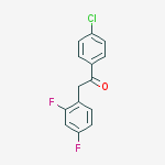 Structure of 1-(4-Chlorophenyl)-2-(2,4-difluorophenyl)ethanone