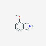 Structure of 4-METHOXYISOINDOLINE