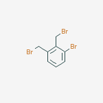 Structure of Benzene, 1-bromo-2,3-bis(bromomethyl)-