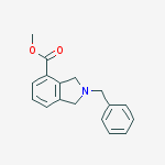 Structure of METHYL 2-BENZYLISOINDOLINE-4-CARBOXYLATE