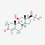 Structure of Corticosterone-d8