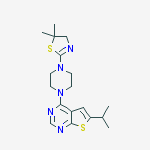 Structure of MI-3 (Menin-MLL Inhibitor)
