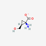Structure of (1R,2S)-1-AMINO-2-(HYDROXYMETHYL)-CYCLOPROPANECARBOXYLIC ACID