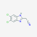 1H-Benzimidazole-2-acetonitrile, 5,6-dichloro-结构式
