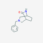 Structure of 3-benzyl-3,6-diazabicyclo[3.2.2]nonan-7-one