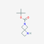 Structure of tert-butyl 1,6-diazaspiro[3.3]heptane-6-carboxylate hemioxalate