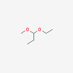 1-ETHOXY-1-METHOXYPROPANE结构式