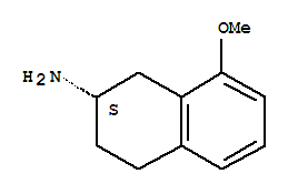 Structure of (S)-(-)-8-METHOXY 2-AMINOTETRALIN