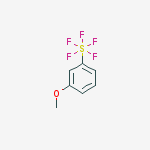1-Methoxy-3-(pentafluorosulfanyl)benzene结构式