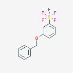 1-Benzyloxy-3-(pentafluorosulfanyl)benzene结构式