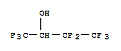 Structure of 1,1,1,3,3,4,4,4-OCTAFLUORO-2-BUTANOL
