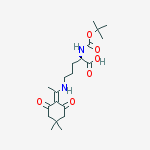 Structure of Boc-Orn(Dde)-OH