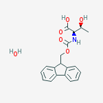 Structure of (2R,3S)-2-((((9H-Fluoren-9-yl)methoxy)carbonyl)amino)-3-hydroxybutanoic acid hydrate