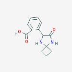 Structure of 2-(7-Oxo-5,8-diazaspiro[3.4]oct-6-yl)benzoic Acid