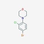 Structure of 4-(4-BroMo-2-chlorophenyl)Morpholine