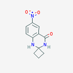 Structure of 6'-Nitro-1'H-spiro[cyclobutane-1,2'-quinazolin]-4'(3'H)-one
