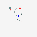 Structure of Tert-butyl 6-hydroxy-1,4-oxazepane-4-carboxylate